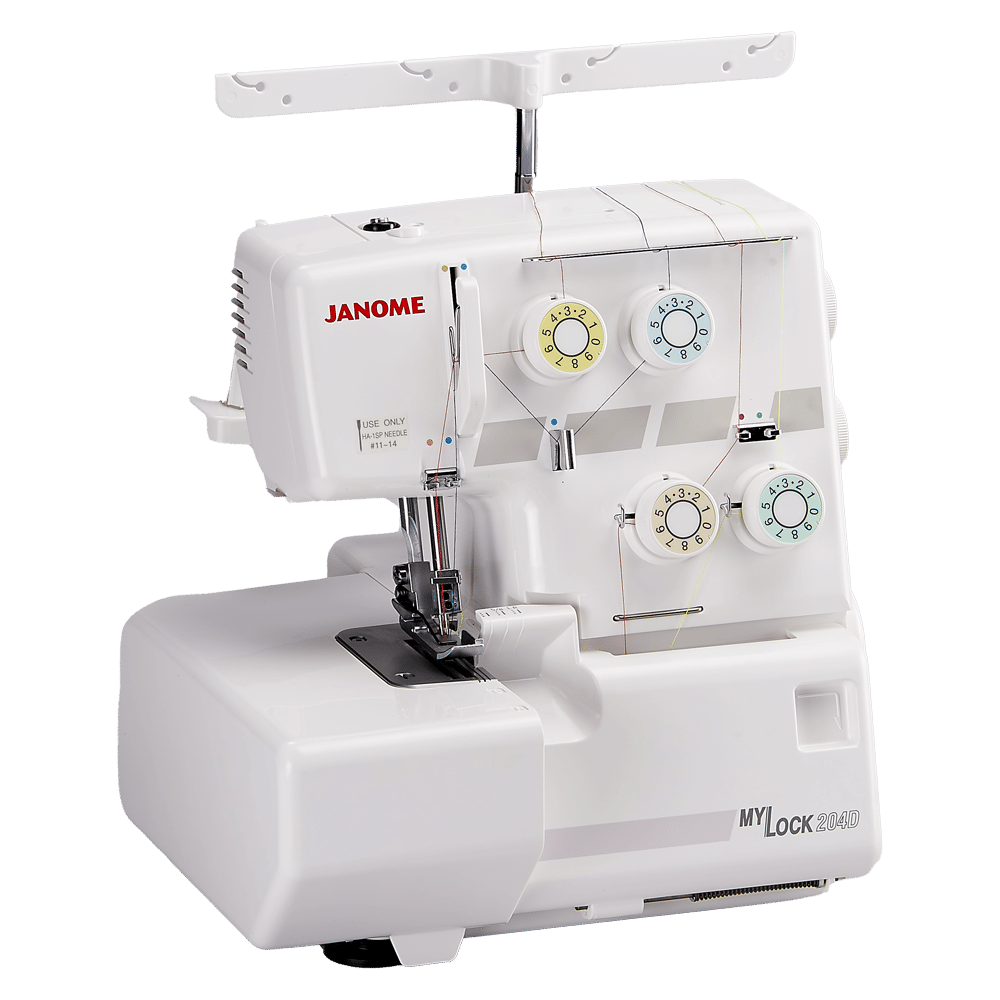 จักรโพ้ง JANOME รุ่น OMML 204 สีขาว_0